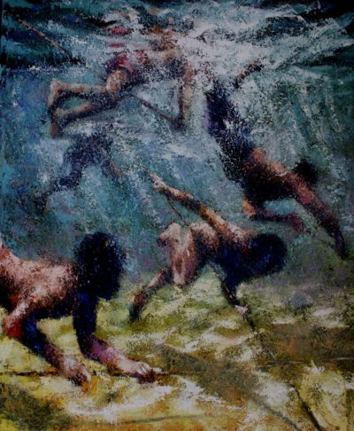 And We Searched, Oil on Canvas, 47x57