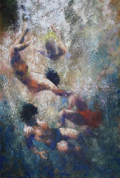 Connected, Oil on Canvas, 47x54