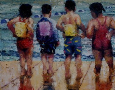 Floaters, Oil on Canvas, 47x56.5